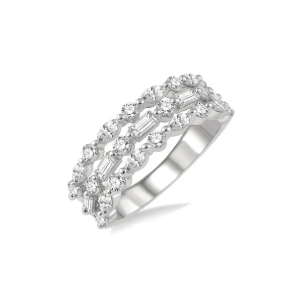 Sale Kelley Collection Three Row Diamond Ring