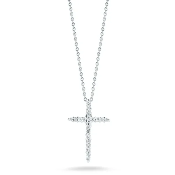 Online Roberto Coin Tiny Treasures Diamond Cross Necklace