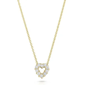 Best Roberto Coin Tiny Treasures Diamond Heart Necklace