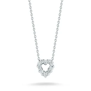 Online Roberto Coin Tiny Treasures Diamond Heart Necklace