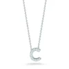 Fashion Roberto Coin Tiny Treasures Diamond Love Letter "C" Necklace