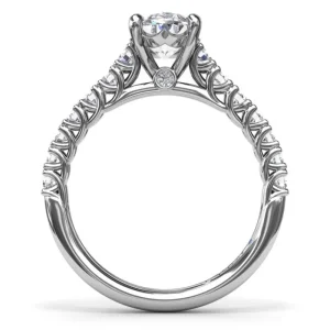 Sale Fana Trellis Set Oval Diamond Engagement Ring