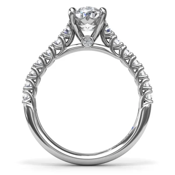 Sale Fana Trellis Set Oval Diamond Engagement Ring