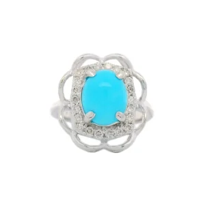 Sale Kelley Collection Turquoise & Diamond Ring