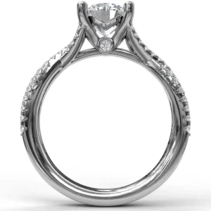 Sale Fana Twist Diamond Engagement Ring