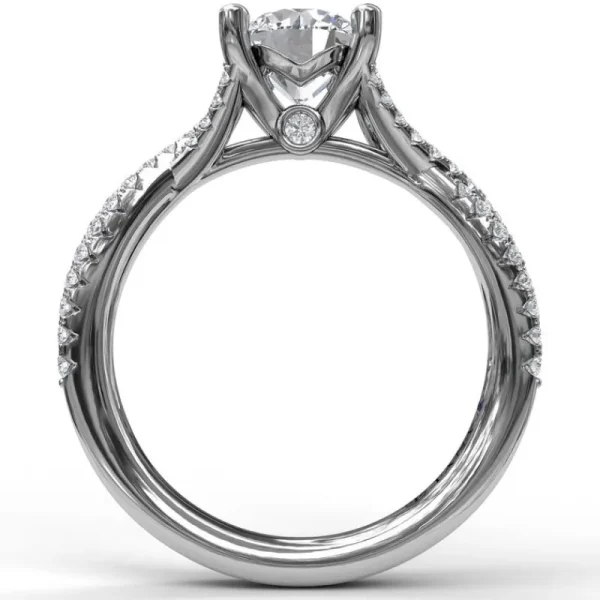 Sale Fana Twist Diamond Engagement Ring