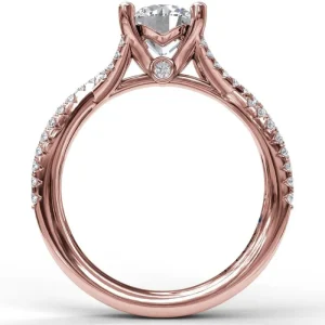 Sale Fana Twist Diamond Engagement Ring