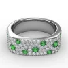 Outlet Fana Under the Stars Emerald-Speckled Diamond Ring