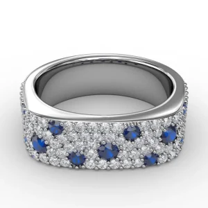 Online Fana Under the Stars Sapphire-Speckled Diamond Ring