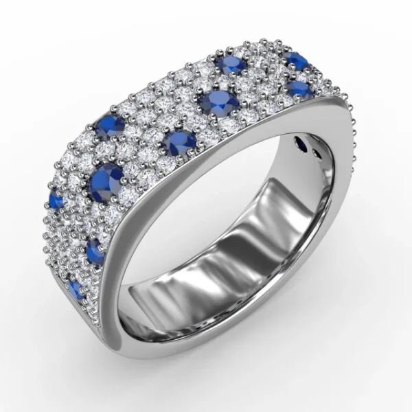 Online Fana Under the Stars Sapphire-Speckled Diamond Ring