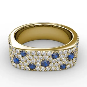 Online Fana Under the Stars Sapphire-Speckled Diamond Ring