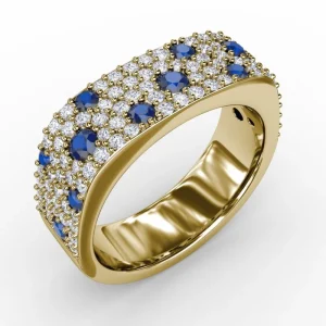 Online Fana Under the Stars Sapphire-Speckled Diamond Ring