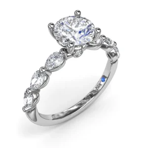 New Fana Whimsical Diamond Engagement Ring