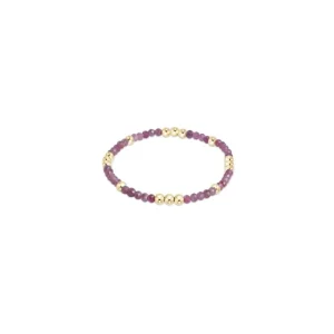 Sale ENewton Design Worthy Pattern 3mm Bead Bracelet-Ruby